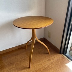 円形サイドテーブル　コーヒーテーブル　