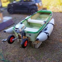 HONDA 2馬力 船外機 YAMAHA つりっこ太郎 FRP ボート