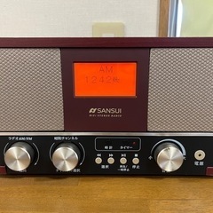 家電 オーディオスピーカー　ラジオ