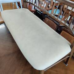 愛品倶楽部柏店】MIKIMOKU 背もたれ付ダイニングベンチ