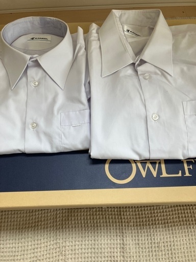 ☆栄南中学校男子上下学生服Yシャツ×2セット☆ (クロちゃん) 新道東の  