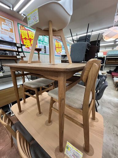 MOMO Natural モモナチュラルダイニング3点セットVENTオーク無垢材北欧621