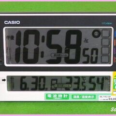 未使用品■CASIO カシオ 電波時計★IDL-170J-7JF...