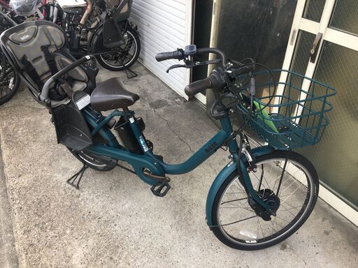 地域限定送料無料 ブリヂストン ビッケ モブ 三人乗り 9,6AH 回生充電