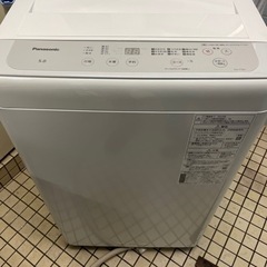 2023年　パナソニック　洗濯機　5kg  ②