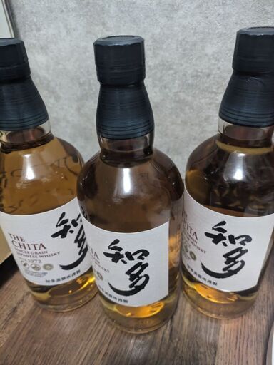 サントリー知多700ml3本未開栓。
