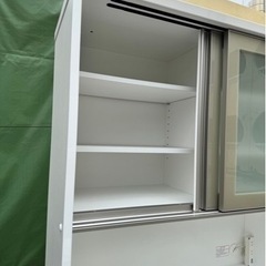 【値下げしました】ニトリ ホワイト 家具 収納家具 食器棚、キッチン収納　No2787