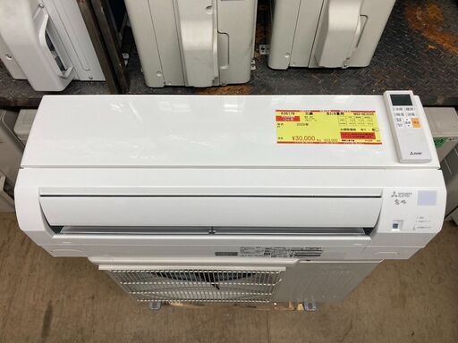 K05176　三菱　2020年製　中古エアコン　主に6畳用　冷房能力　2.2KW ／ 暖房能力　2.2KW