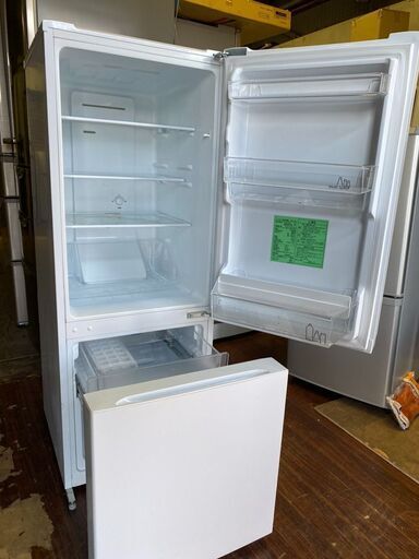 福岡市内配送無料 2021年式 ヤマダ電機 2ドア冷蔵庫 (156L・右開き