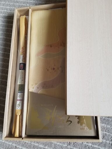 新品　帯揚げ帯締めセット　木箱