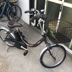 地域限定送料無料　パナソニック　ビビ　L　20　新基準　12AH　茶　ナチュラ　アシスタ　神戸市　電動自転車 地域限定送料無料 パナソニック ビビ L 20 新基準 12AH 茶 ナチュラ