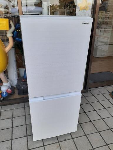 【1】SHARP ノンフロン冷凍冷蔵庫 SJ-D15G-W   2021年製 152L  0314-27