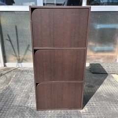 d314604 カラーボックス 家具 収納家具 木製3段棚 引取...