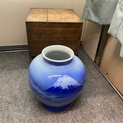 深川製磁　富士山　花瓶