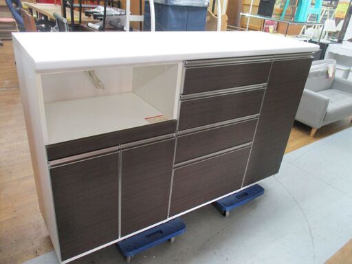R533 最高級 古賀家具 キッチンカウンター、キッチンボード幅160cm Used・美品