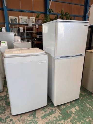 決まりました☆冷蔵庫2018年製138L☆洗濯機2017年製5.5kg☆格安☆中古☆配達相談可能☆早い者勝ち新生活に♪