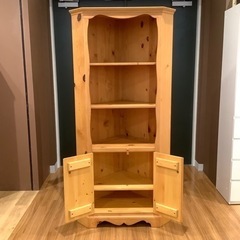 トレファク神戸南店】コーナーキャビネット【取りに来られる方限定】