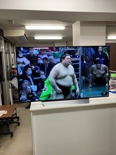 取引場所 南観音 K2403-474 LG 有機ELテレビ 55インチ 2017年製 OLED55C7P-J リモコンあり 視聴動作確認済み キズ 汚れあり