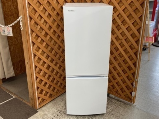 【愛品館江戸川店】保証充実TOSHIBA　2022年製153L　2ﾄﾞｱ冷凍冷蔵庫GR-T15BS