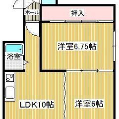 【菊水元町　2LDKアパート】管理会社と直接契約で諸経費が大変お...