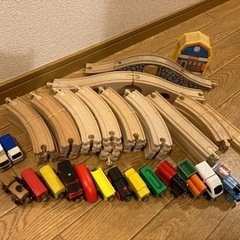 木製レール　電車　おもちゃ　
