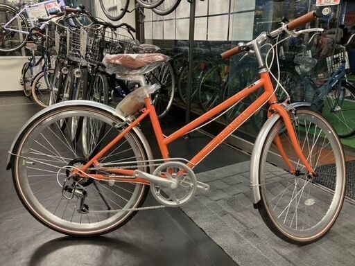 ★特価！現品限り★ クロスバイク　丸石サイクル　トライアングルＥＳ　オレンジ