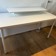 IKEAデスク＋モニター台のセット