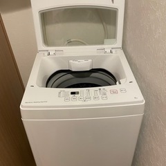 【期間限定値下げ】全自動洗濯機　白　6kg