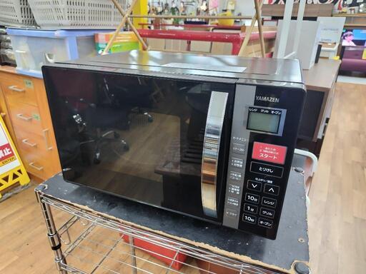 J080★庫内使用感★オーブンレンジ★ヤマゼンKRC-160VEB(B)★2020年製