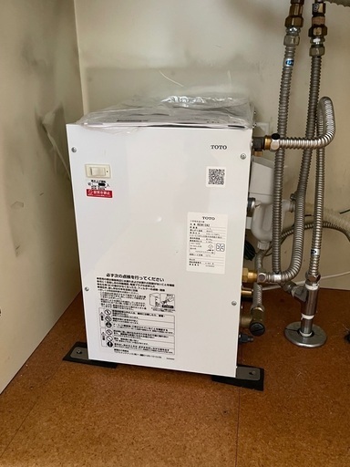TOTO湯ぼっとRES25型　小型電気温水器、先止め式