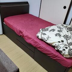 家具 ベッド ニトリ 収納 シングルベッド