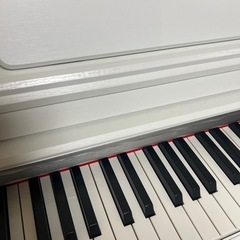 【決まりました】✨️極美品✨️電子ピアノ ホワイト 椅子付き