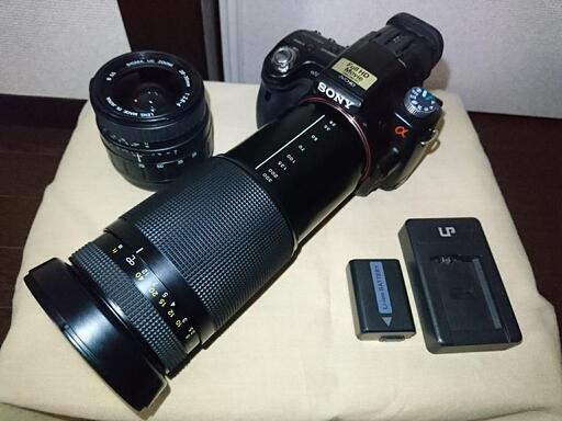お取引中　SONY α55　SLT-A55VL ダブルレンズセット