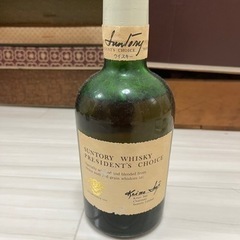 サントリー　プレジデントチョイス　未開封 サントリーウイスキー プレジデント チョイス 佐治敬三 SUNTORY
