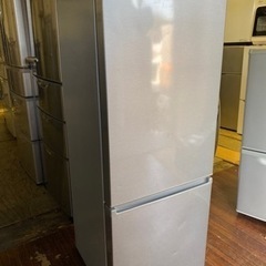 北九州市内保証無料　保証付き　２０２０年　AQR-20J-S 冷蔵庫 ブラッシュシルバ [2ドア /右開きタイプ /201L]