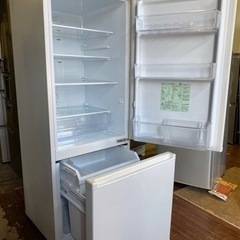 北九州市内保証無料　保証付き　２０１９年　 冷蔵庫 ホワイト AQR-20JBK-W [2ドア /右開きタイプ /201L] 