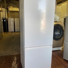 北九州市内保証無料　保証付き　２０１９年　 冷蔵庫 ホワイト AQR-20JBK-W [2ドア /右開きタイプ /201L] 