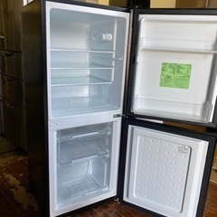 北九州市内配送無料　保証付き　2019年　アイリスオーヤマ IRIS OHYAMA IRSD-14A-B [冷蔵庫 142L ブラック]