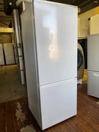 福岡市内配送無料　201L 2019年式　冷蔵庫 ホワイト AQR-20JBK-W [2ドア /右開きタイプ /201L]