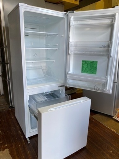 名古屋近郊送料設置無料 2021年製ヤマダセレクト冷蔵庫156L 送料・設置込み可 冷蔵庫 156L ヤマダ 2022年