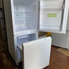 北九州市内配送無料　保証付き　2020年式　シャープ SHARP SJ-D15G-W [冷蔵庫 （152L・つけかえどっちもドア） 2ドア ホワイト系]