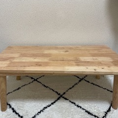 モダンデコ　伸縮テーブル　木製