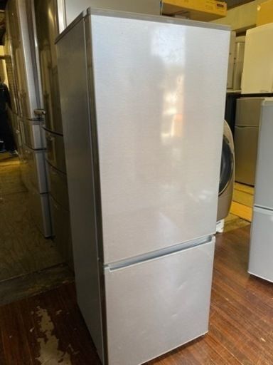 市内配送無料　2021年　YAMADASELECT(ヤマダセレクト） YRZF15G1 2ドア冷蔵庫 (156L・右開き) ホワイト！
