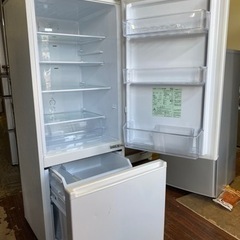 北九州市内配送無料　保証付き　201L 2019年式　冷蔵庫 ホワイト AQR-20JBK-W [2ドア /右開きタイプ /201L]