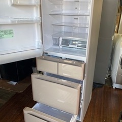 福岡市内配送無料　日立 HITACHI R-S4000GL XN [冷蔵庫 Sシリーズ 真空チルド（401L・左開き） 5ドア クリスタルシャンパン]