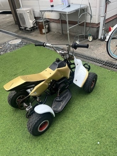 m*o様 ボケバイ 50cc ガソリンタンク3L スペアタイヤ付 m*o様 ボケバイ 50cc ガソリンタンク3L スペアタイヤ付 - メルカリ