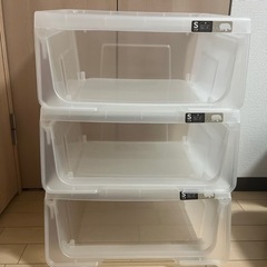【受け渡し予定者決定済み】収納ボックス　プラスチックボックス　ス...