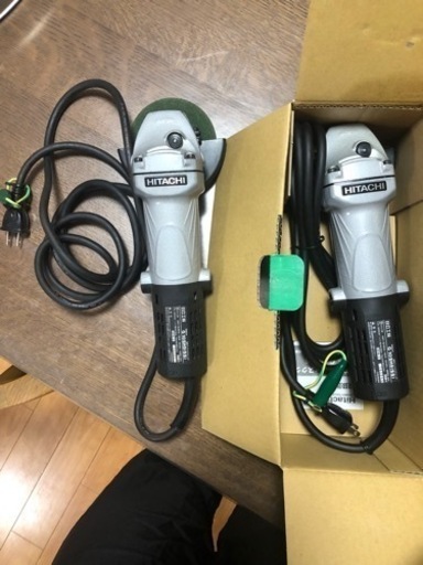 日立ディスクグラインダ   新品＋中古の2台セット　G10SH5(SS)