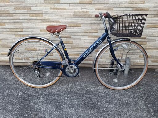 中古自転車 6段変速 27インチ LEDオートライト 軽整備済み 防犯登録対応 町田市 相模原市 MM181