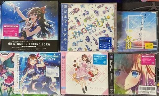 VTuber CD(購入特典付き)・DVD(Blu-ray)+おまけ